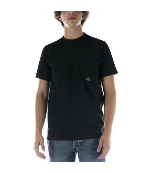 T-Shirt Roy Rogers Pocket Man Jersey Gebruikt Zwart