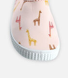Chaussons de bain imprimés girafes, image number 2