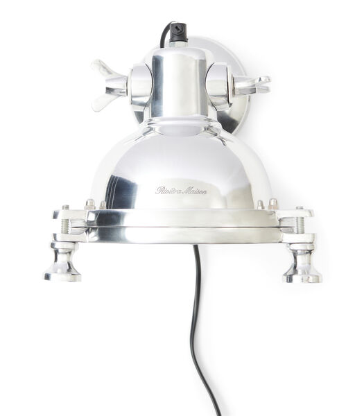 Wandlamp Binnen Met Snoer - Factory 56 Wall Lamp - Zilver