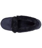 Dames Moccasin Slippers Navy image number 1