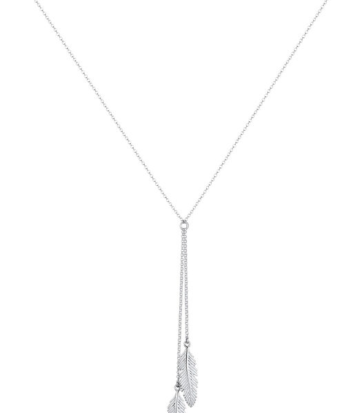 Halsketting Dames Y-Ketting Veer Hanger Filigraan In 925 Sterling Zilver