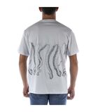 T-Shirt Octopus Censored Outline Bianco image number 3