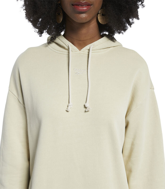 Sweatshirt à capuche femme Natural Oversized image number 2