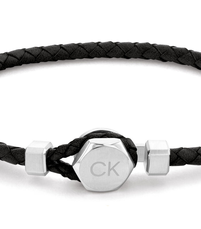 CK armband leer zwart 35000260 image number 1