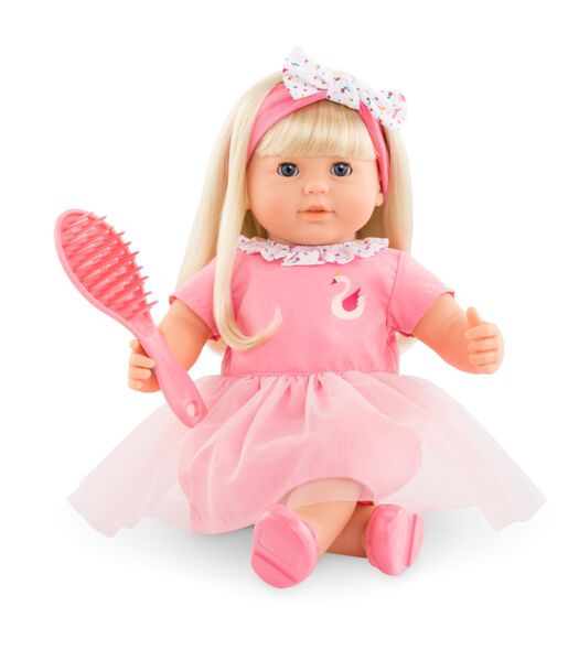 Mon Grand Poupon Baby Doll with Hair - Adele, 36cm