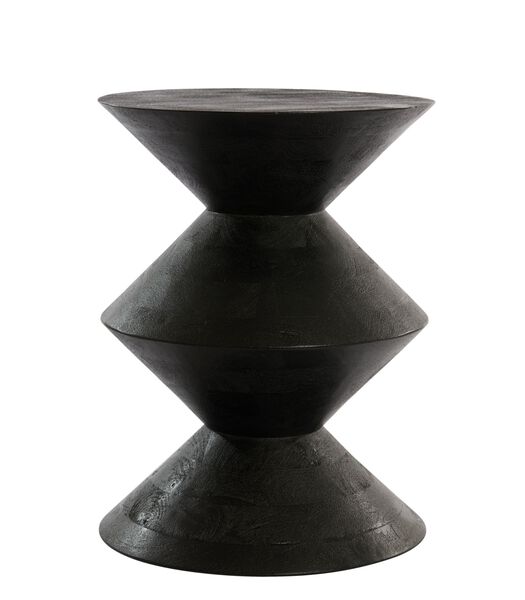 Table d'appoint Larus - Noir - Ø45cm