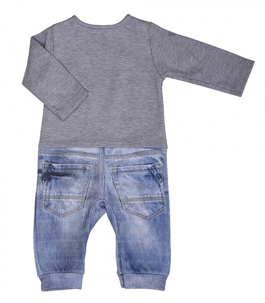 Pyjama bébé garçon en coton bio effet 3D