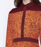 Lineair shirt-jurkje met bloemenprint image number 2