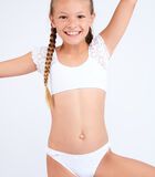 Bunny Happybay 2-delig wit bikini voor meisjes image number 0