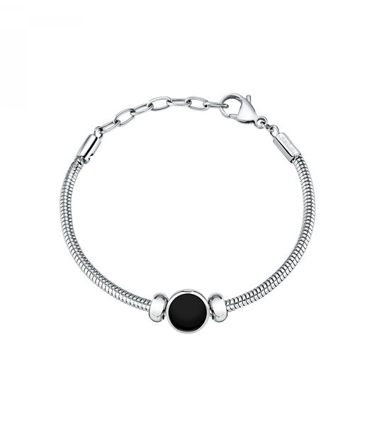 Stalen armband, emaille DROPS