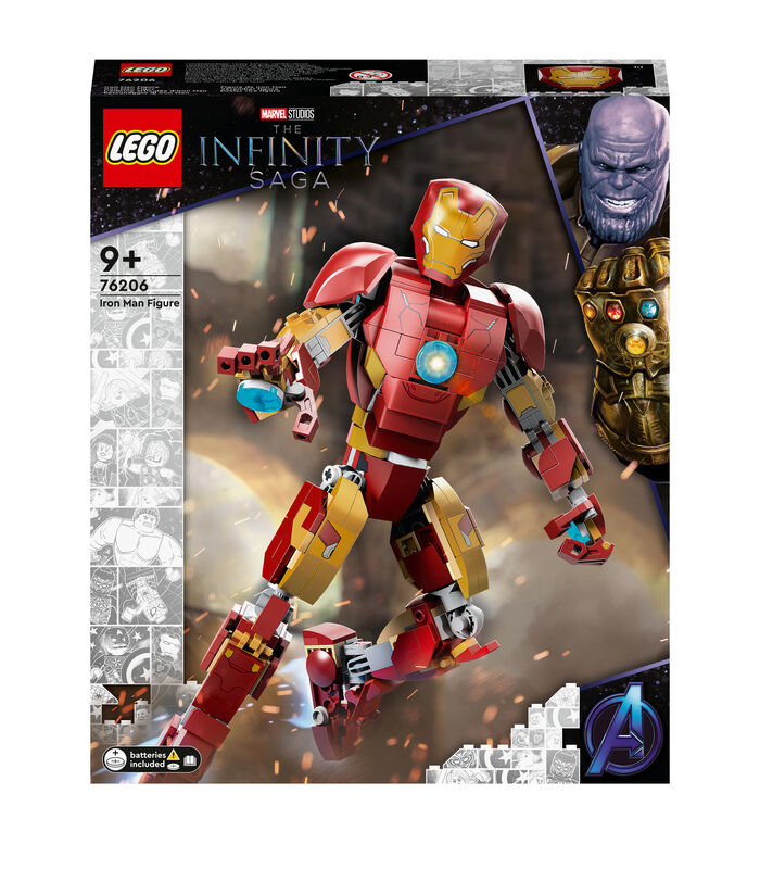Infinity Saga Iron Man Figuur (76206) image number 3