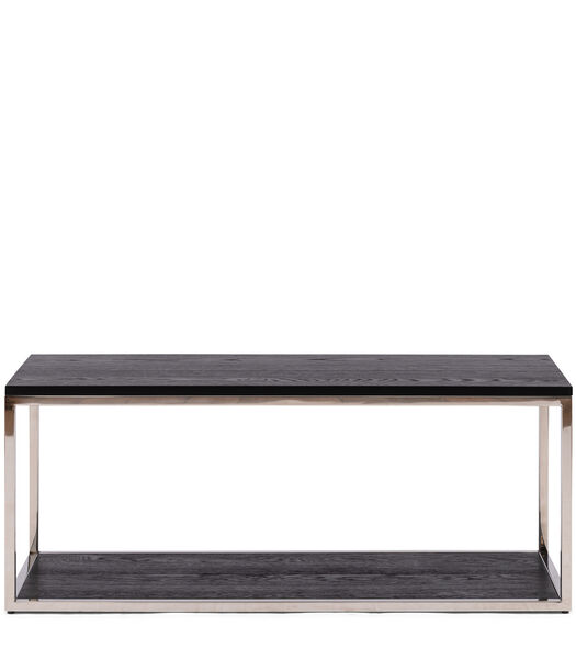 Table basse Nomad noire, 100x40 cm