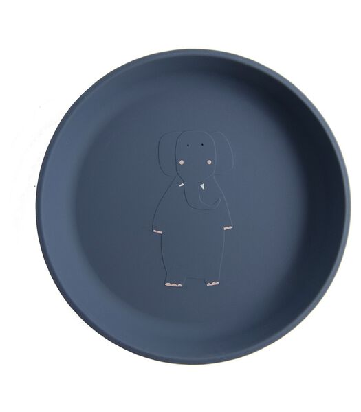 Assiette silicone - Mrs. Elephant
