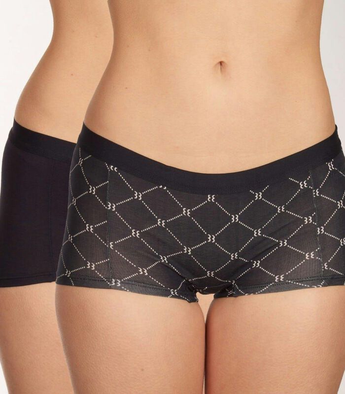 Short 2 pack core minishorts tennis net for her image number 3