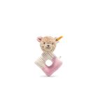 grijprammelaar GOTS teddybeer Rosy, lichtbruin/roze image number 0