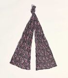 Katoenen sjaal met opdruk LAVANDI image number 0