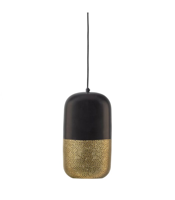 Lampe à suspension - Métal - Noir/laiton - 36x20x20 - Tirsa image number 0