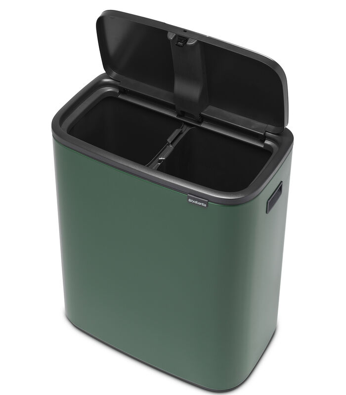 Bo Touch Bin, 2 x 30 litres - Pine Green image number 1