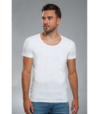 Suitable Otaru T-Shirt Wide Round Neck Blanc 2-Pack image number 1