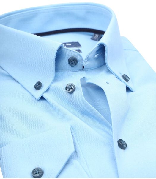 Ledub Overhemd Recycled Lichtblauw