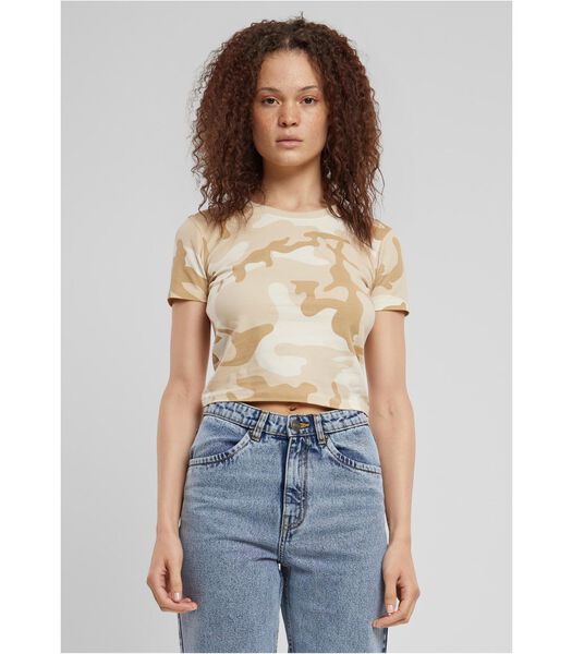 T-shirt camouflage femme
