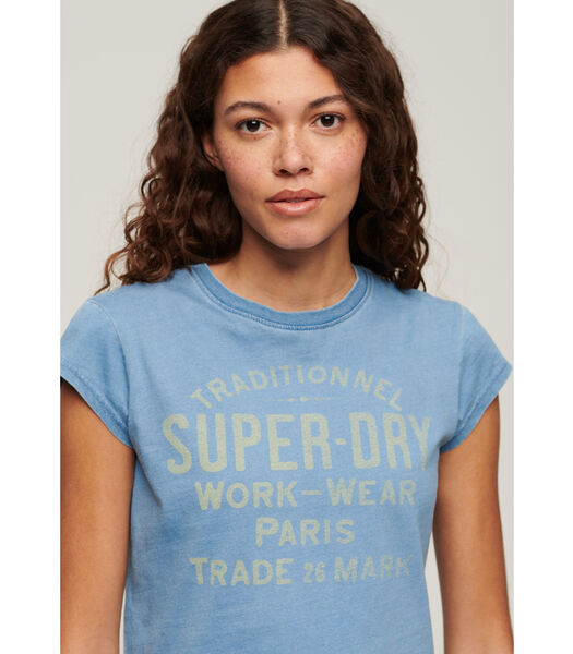 T-shirt à mancherons femme Workwear