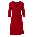 Robe rouge façon portefeuille en tissu durable image number 1