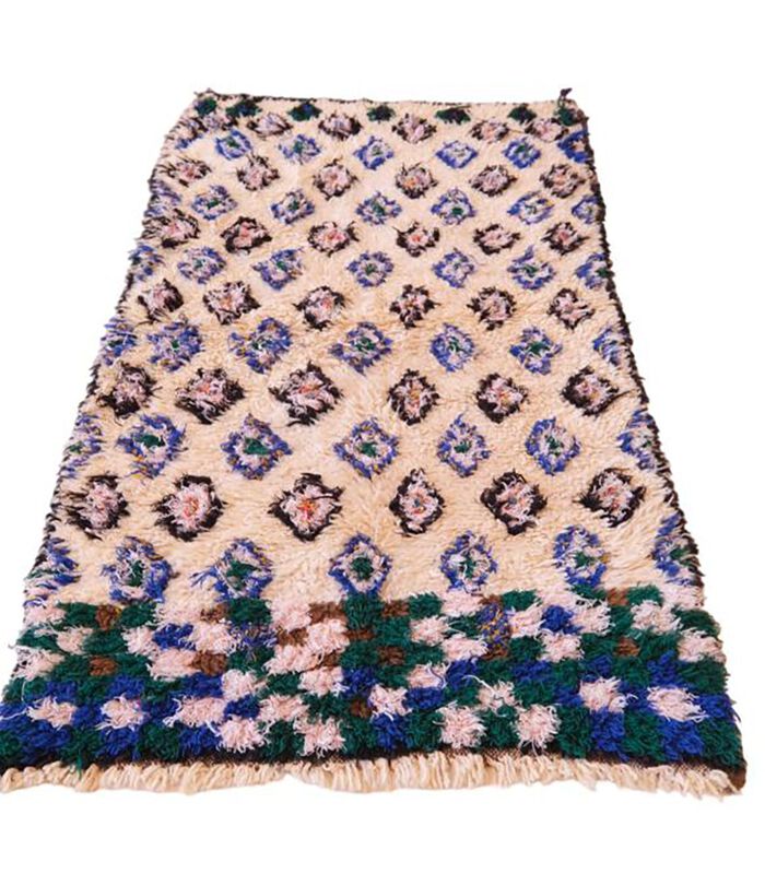 Tapis Berbere marocain pure laine 90 x 180 cm image number 3