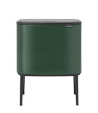 Bo Touch Bin, 3 x 11 litres - Pine Green image number 0