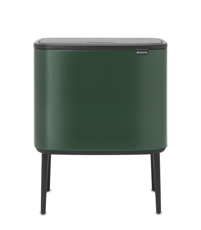 Bo Touch Bin, 3 x 11 litres - Pine Green image number 0
