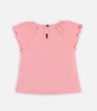 Roze T-shirt met korte mouwen image number 3