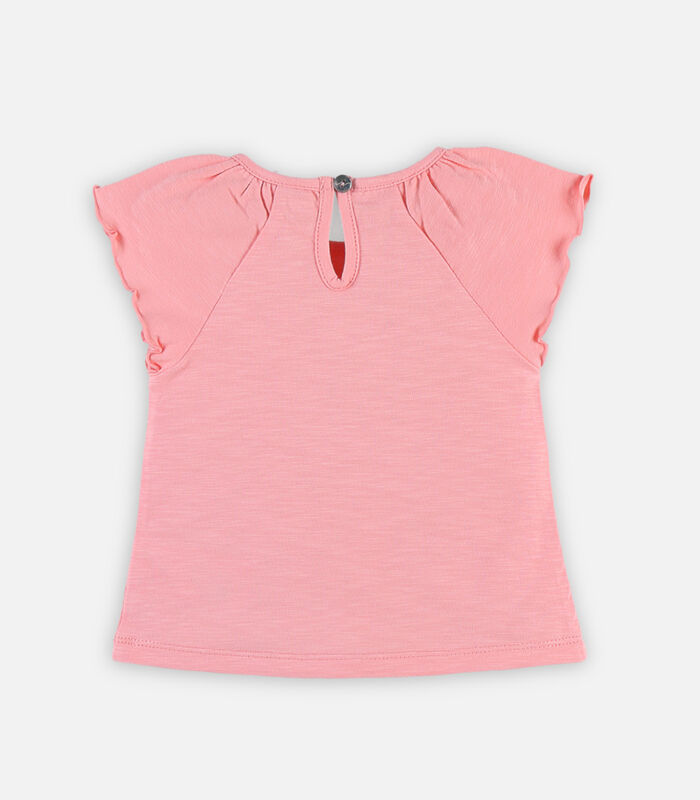 Roze T-shirt met korte mouwen image number 3