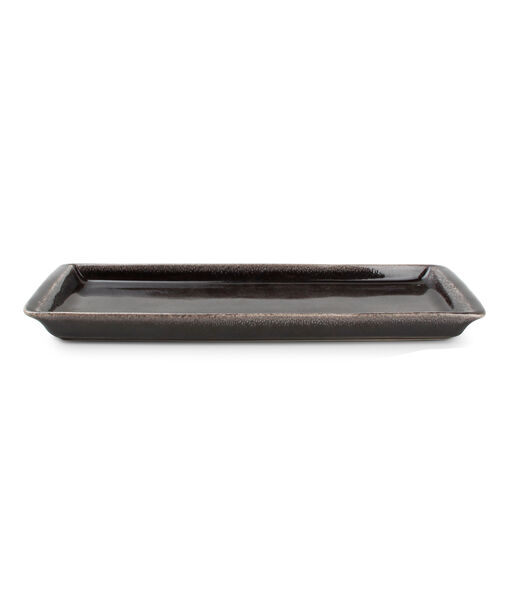Serveerschaal 30,5x10,5cm zwart Artisan - (x2)