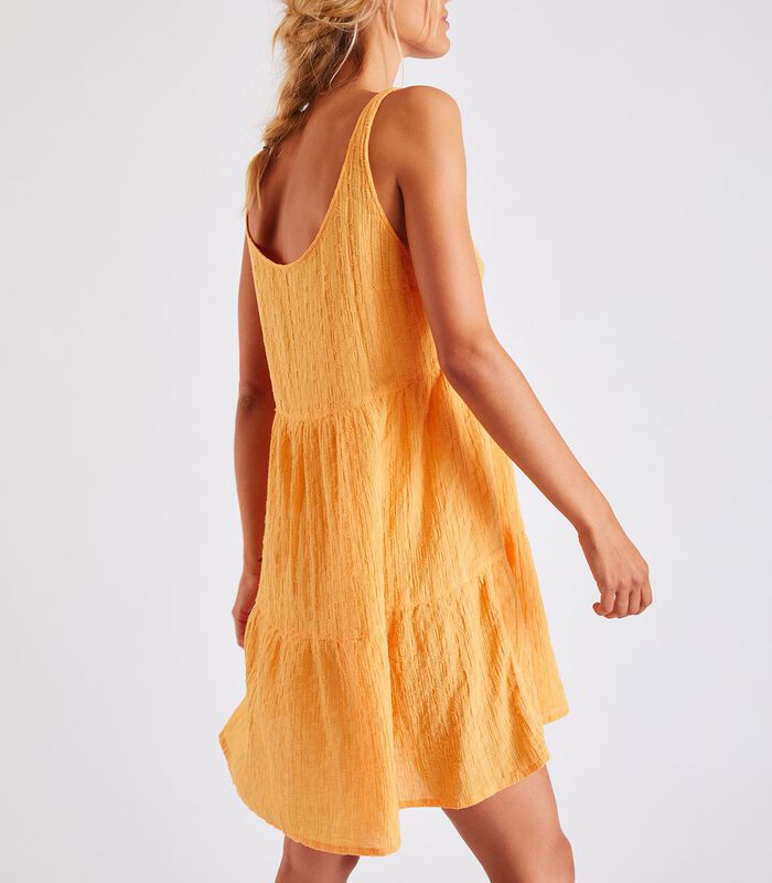 Oranje korte jurk Napuka Lightup image number 3