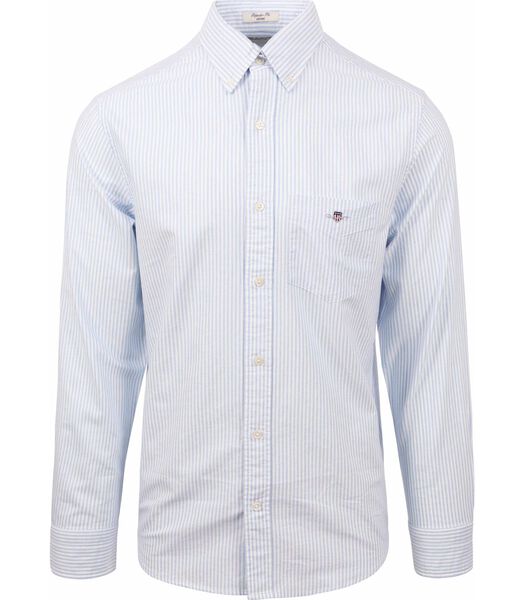 Casual Shirt Oxford Stripe Light Blue