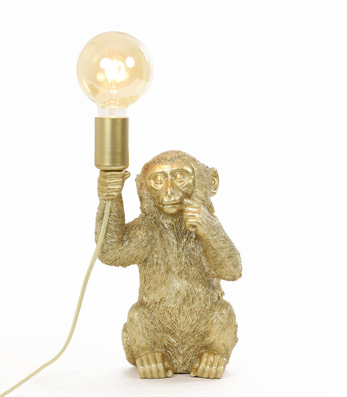 Tafellamp Monkey - Goud - 20x19,5x34cm image number 2