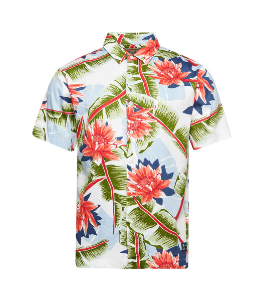 Chemise à manches courtes Vintage Hawaiian
