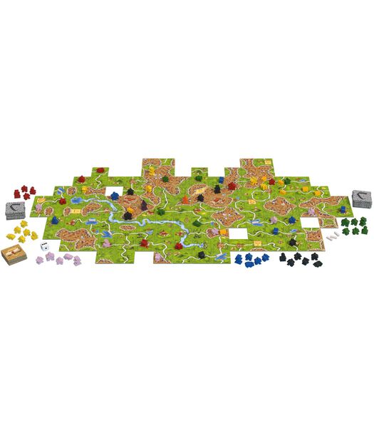 999 Jeux Carcassonne Big Box 3 - Jeu de société - 7+