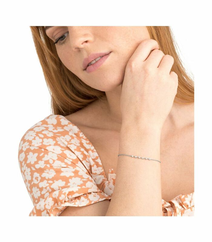 Armband voor dames, 925 Sterling zilver, zirkonia synth. image number 2