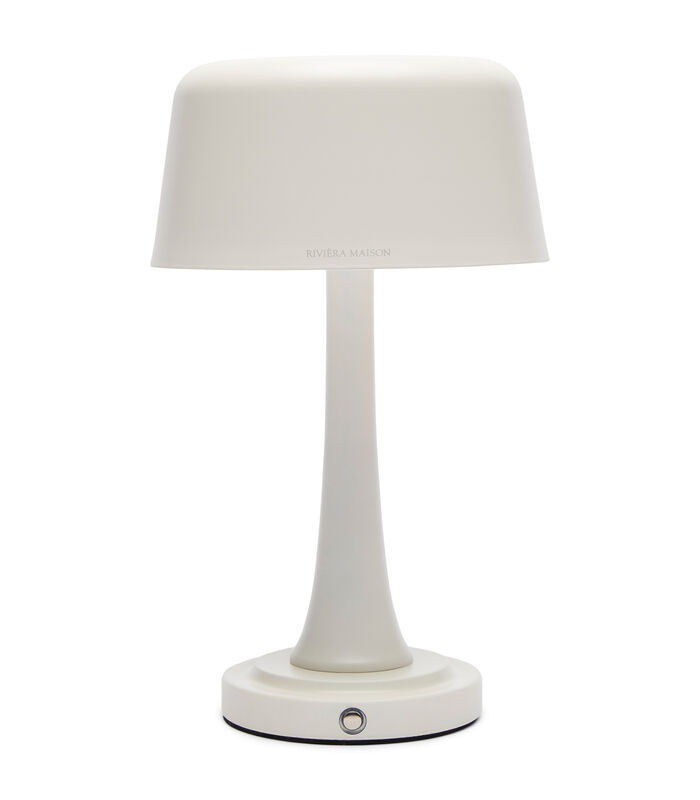 Tafellamp Oplaadbaar met lampenkap, Bureaulamp - Bellagio - Wit image number 0