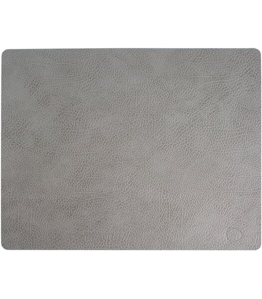 Placemat Hippo - Leer - Anthracite Grey - 45 x 35 cm