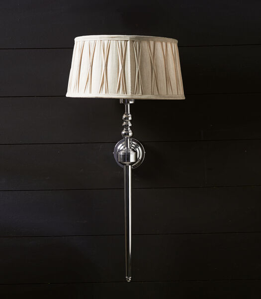 Wandlamp Binnen Met Snoer - Hotel Wall Lamp - Zilver