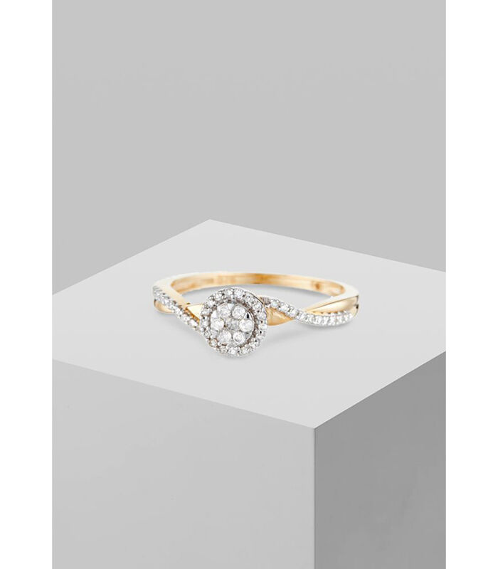 Ring 'Mon idéal' geelgoud en diamanten image number 2