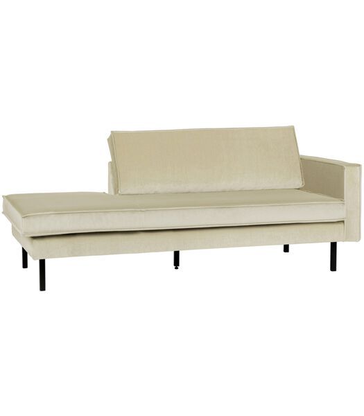 Rodeo Daybed Rechts - Polyester - Pistache - 85x203x86