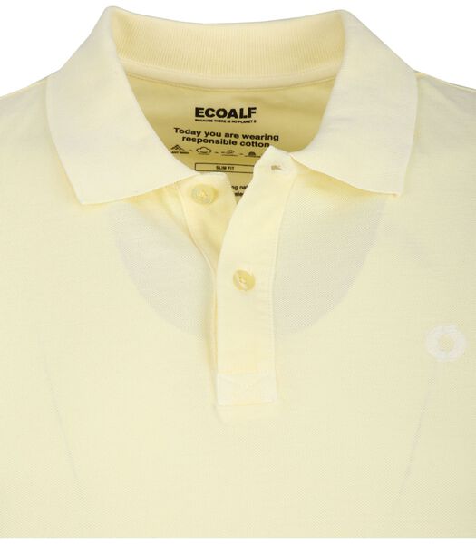 Ecoalf Polo Coton Durable Jaune