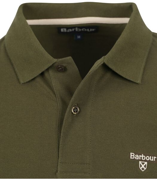 Barbour Poloshirt Vert Foncé