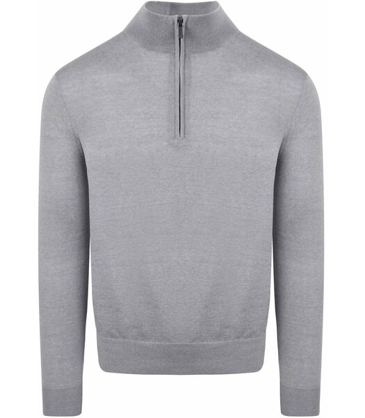 Suitable Merino Half Zip Sweater Gris
