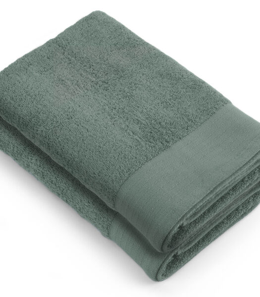 Lot de 6 Soft Cotton serviettes de bain 50x100 Verte
