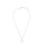 Ketting met hanger voor dames, 925 Sterling zilver | cirkel image number 1