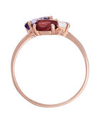 Ring 'Barbara Multipierre' roze goud en diamanten image number 2